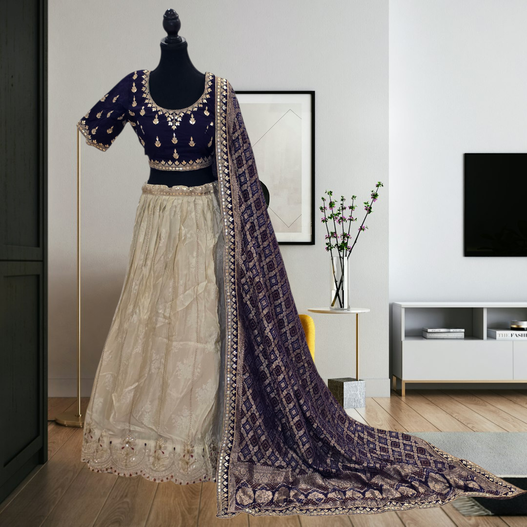 Regal Sapphire Lehenga