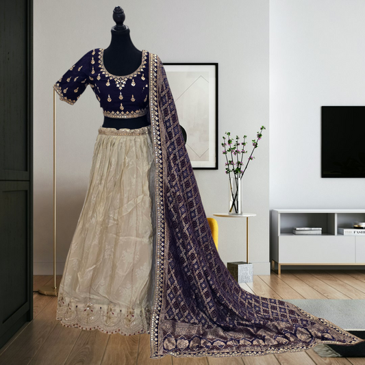 Regal Sapphire Lehenga